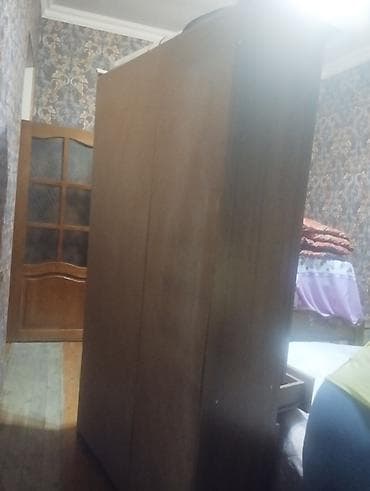 Ev üçün mebel: Güzgülü dəhliz şkafı/komod komplekti - Material: ağac əsaslı lövhə — 2