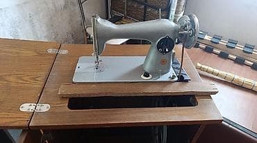 6d mark ii: Tikiş maşını stol ilə - Mexaniki, ayaq pedalı ilə işləyən klassik — 1
