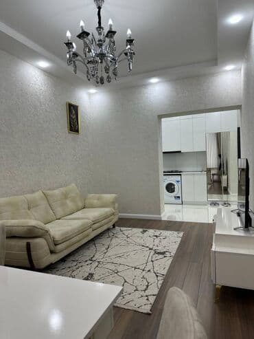 1 комнатная квартира снять: 2 комнаты, Новостройка, м. Гянджлик, 60 м² — 3