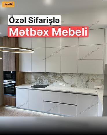 laminant: Sifarişlə mətbəx dəsti, MDF, Kredit yoxdur — 1