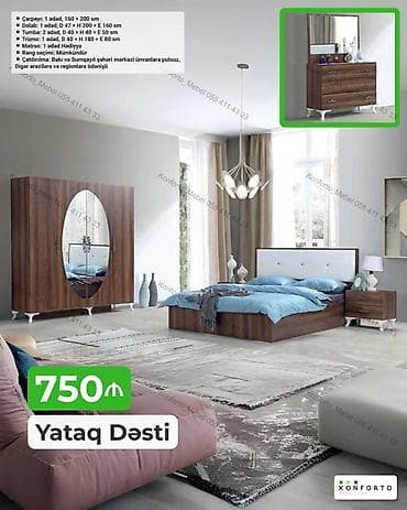 taxta komod: Yataq Dəsti – klassik və modern üslubun uyumu Dəst tərkibi və — 1