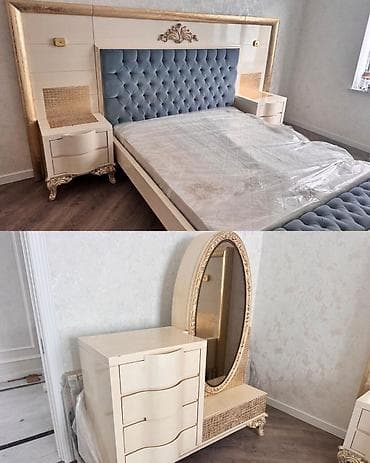 quru taxta satisi: Yataq otağı mebeli təcili satılır 1200azn. 6 qapili Dolabi da var — 1