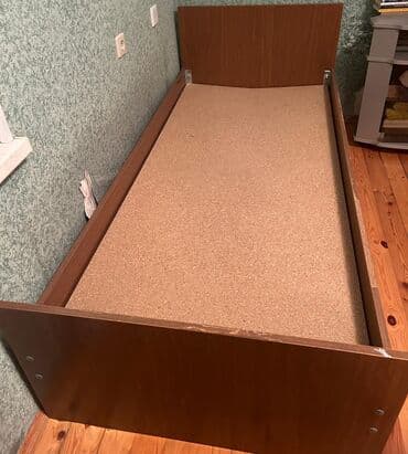 складная кровать трансформер: İşlənmiş, Təknəfərlik çarpayı, Bazasız, Matrassız, Siyirməsiz — 1