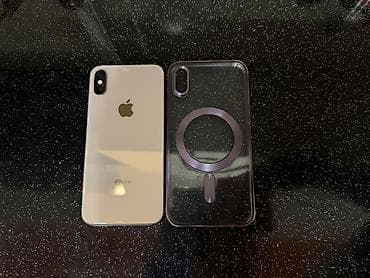 Mobil telefon və aksesuarlar: IPhone X, Gümüşü, Face ID — 1