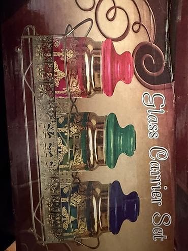 it sekili: “Glass Carrier Set” – Şüşə qab dəsti - Tərkib: 3 ədəd şüşə bankadan — 1