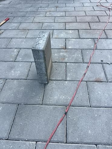 beton pliteler: Beton səki daşları (pavers) – boz rəng - Ölçü: təqribən 20 x 10 sm — 9