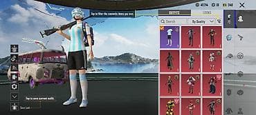 PUBG MOBILE hesabı – zəngin kolleksiya və nadir kosmetikalar