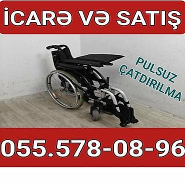 İcarə və satış üçün əlil arabası - Model: qatlanan, yüngül