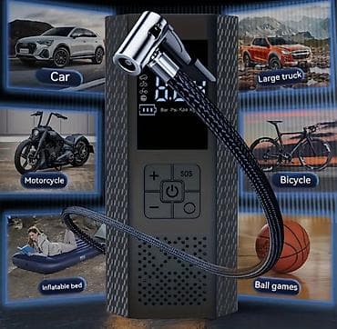 teker lassa: Daşınan rəqəmsal hava kompressoru – çoxməqsədli, avtomatik dayanmaya — 6