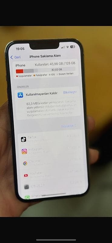 iphone 6 plas: IPhone 13 Pro, 128 GB, Black Titanium, Barmaq izi, Face ID — 5