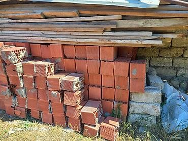 taxta materiallari: Tikinti materialları paketi - Qırmızı kərpic kubik taxta ucuz və işə — 2