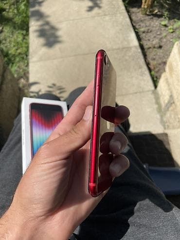 iphone 5 plus: IPhone SE 2022, 64 GB, Qırmızı, Barmaq izi — 2