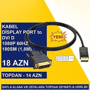 plesteywin 3: DVİ Kabellər SAYLA ALANA VƏ USTALARA TOPDAN QİYMƏTLƏ VERİLİR! ⭐Display — 3