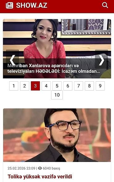 SHOW.AZ – əyləncə və şou-biznes xəbərləri portalı - Mövzu: yerli