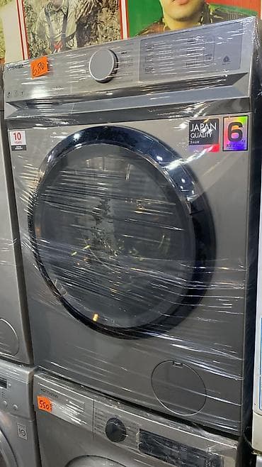 Soyuducu Paltaryuyan televizor vitrinlerin satış mərkəzi: Toshiba paltaryuyan maşın – ön yükləməli, boz rəng. - Yuma tutumu: 6