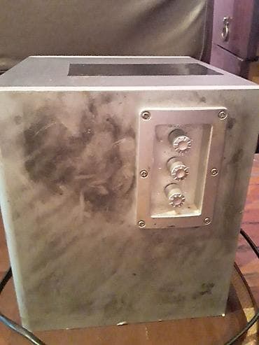 Genius subwoofer + Edifier X120 2.1 akustika qutusu + masaüstü — 2