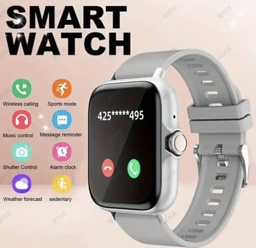 ev zengi: Yeni, Smart saat, Smart, Sensor ekran, rəng - Qara — 2