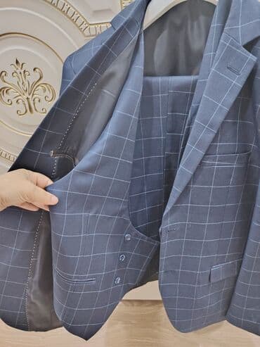 kişi ucun klassik qara kostyum: 1defe geyinilib əla veziyyetdedi — 3