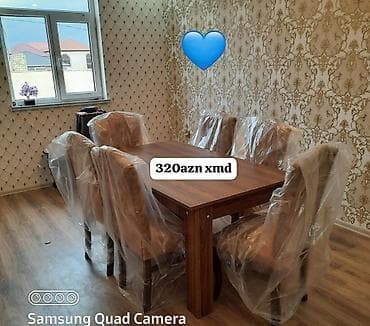 manikur stolu: Qonaq otağı üçün, Yeni, 6 stul — 1