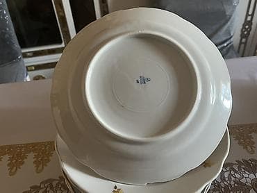 Nahar dəsti, rəng - Ağ, Farfor, Weimar, Azərbaycan — 4