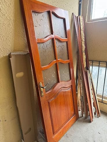Yataq otağı üçün İşlənmiş Otaq qapısı 90x205 sm Ödənişli çatdırılma