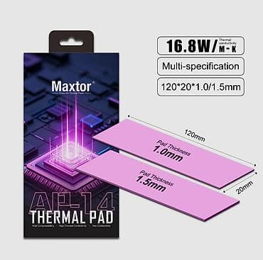 CPU thermal pad Maxtor AP-14 120*120*1.0mm Maxtor AP-14, CPU və