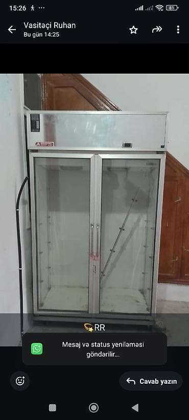 Промышленные морозильники: 💫RR Vitrin soyuducu Qiymet 700 azn Tam işlek icersinin gozleri hamsi — 1