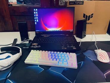 купить игровой ноутбук в баку: 💻ASUS TUF Gaming A15💻 Windows 11 pro💻 EKRAN: (FHD 144hz) YADDAŞ :512gb — 3