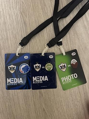 Qarabağ FK oyunlarına məxsus orijinal keçid kartları paketi Məhsul — 1