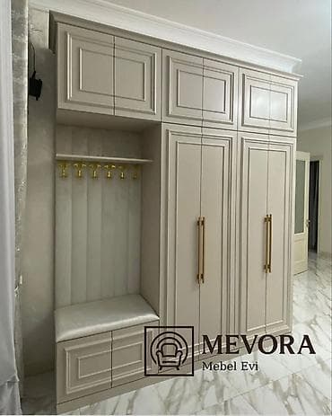 dolab dəhliz: Yeni, 2 qapılı, Bej, Digər material, Açılan, Düz dolab — 1