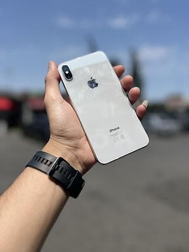 apple mac mini: IPhone Xs Max, 256 GB, Ağ, Face ID, Simsiz şarj, Sənədlərlə — 1