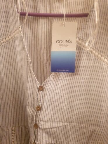 ag koynekler: COLIN’S “Bodrum Breeze” qadın köynəyi/bluzu - Rəng və naxış: Ağ fon — 3