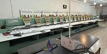 Инструменты: Sənaye tipli çoxbaşlı naxış/emboridery maşını - Brend/model: MELCO — 1