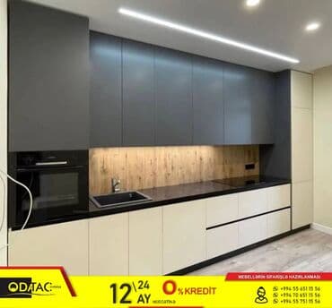 кухонная мебель на заказ в баку цены: Кухонный гарнитур на заказ, Самозакрывающие петли, Есть кредит, Платная доставка, Доставка в районы, Бесплатная доставка — 1