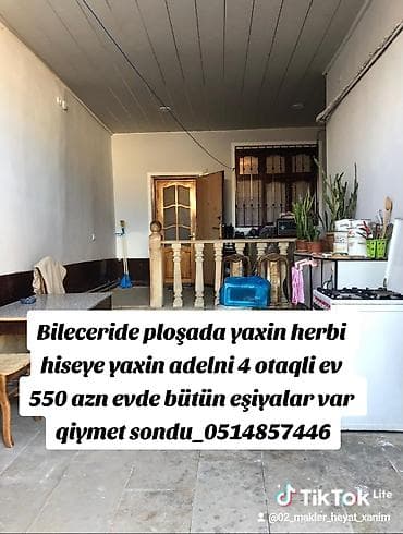 120 kv. m, 4 otaqlı, Kombi, Qaz, İşıq