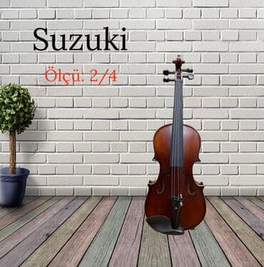 инструмент: Suzuki skripka Ölçü: 2/4 🚚Çatdırılma xidməti mövcuddur ⏱09:00-19:00 — 1