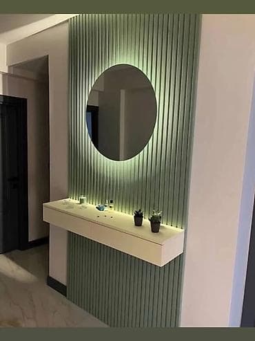 Güzgü Divar üçün, Dekorativ, Arxa işıqlı — 5