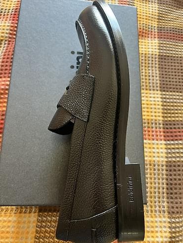 qara kabloklar: Baldinini kişi loaferləri. ORİGİNAL!!! Model: U2B782CHRI0000 — 5