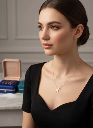 1 qram qizilin qiymeti 750: Boyunbağı, Sarı qızıl, 585 Əyar — 1