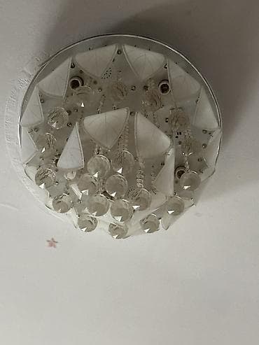 Led Çılçıraq, 4 və daha çox lampa, Şüşə