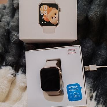 smart watch c002: Yeni, Smart saat, Honor, Sensor ekran, rəng - Qızılı — 1