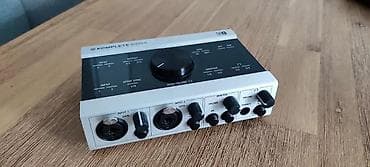 Səs kartları: Native Instruments Komplete Audio 6 USB audio interfeysi - 6 giriş / — 1