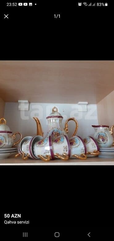 kahla made in gdr: Qəhvə dəsti — 1