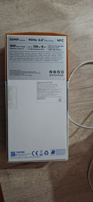 телефон fly nimbus 1: Tecno Spark 20C, 128 ГБ, цвет - Бежевый, Две SIM карты — 4