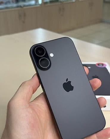 philips xenium 9@9s: IPhone 16, 128 GB, Qara, Zəmanət, Simsiz şarj, Face ID — 1