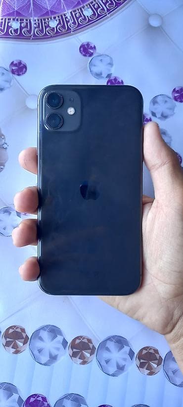 11 telefon: IPhone 11, 128 GB, Qara, Face ID — 1