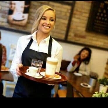 Inzibati heyət: Ofisiant tələb olunur, Gündəlik ödəniş, 18-29 yaş, 1-2 illik təcrübə — 1