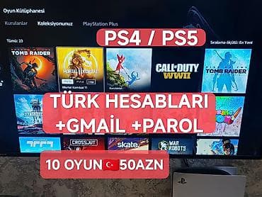 PS5 (Sony PlayStation 5): PS4/PS5 original türk🇹🇷akkauntları satılır. Hesablar görüş yolu ilə — 2