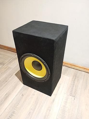 deri çanta: Avtomobil üçün passiv subwoofer 20-30vat - Korpus: qara akustik parça — 2