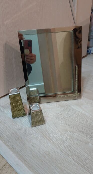 Свечи: Зеркало Настольное, Квадрат — 2